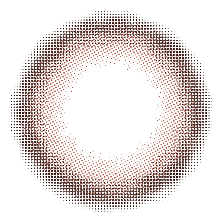 カラコン マンスリー 2枚入り 1箱 トパーズマンスリー 【クリームローズ】 TOPARDS1month 度あり 度なし ナチュラル 自然 ピンクブラウン | TOPARDS | 03