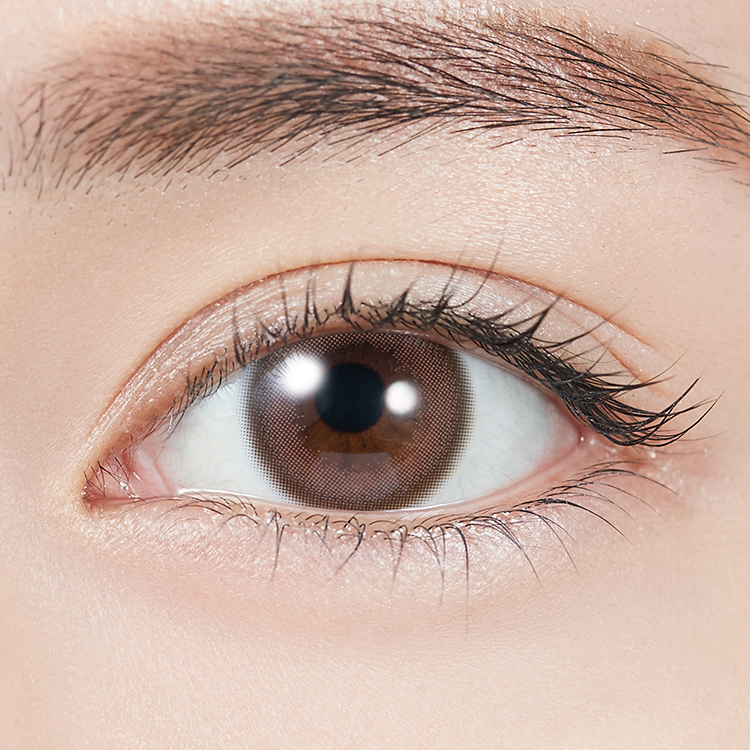 カラコン マンスリー 2枚入り 1箱 トパーズマンスリー 【クリームローズ】 TOPARDS1month 度あり 度なし ナチュラル 自然 ピンクブラウン | TOPARDS | 04