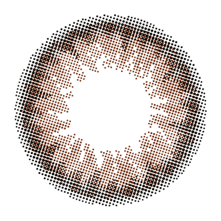 カラコン ワンデー 10枚入り 1箱 エンジェルカラー バンビシリーズヴィンテージワンデー【ナチュラルヌード】 度あり 度なし ナチュラル フチあり 茶コン 爆買 | Bambi（Angelcolor） | 02