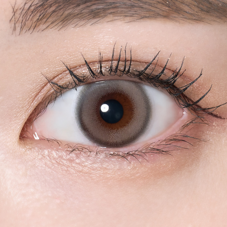 カラコン ワンデー 10枚入り 1箱 ワナフ 【セレングロー】 WANAF 度あり 度なし ナチュラル 自然 フチあり ブルベ イエベ グレースグレー グレーカラコン |  | 04