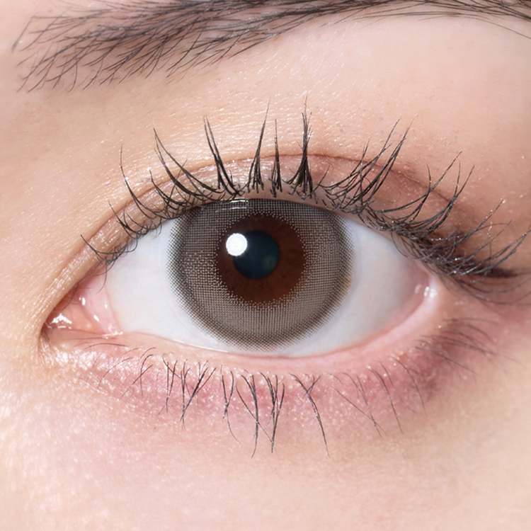 カラコン ワンデー 10枚入り 1箱 ワナフ 【セレングロー】 WANAF 度あり 度なし ナチュラル 自然 フチあり ブルベ イエベ グレースグレー グレーカラコン |  | 03