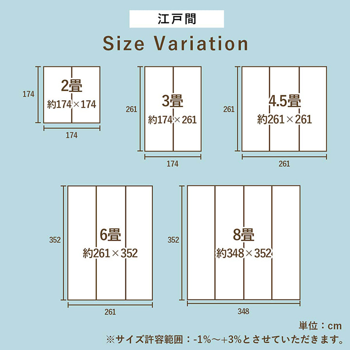 い草 ラグ カーペット ござ 団地間 4.5畳 約255×255cm おしゃれ 格子柄