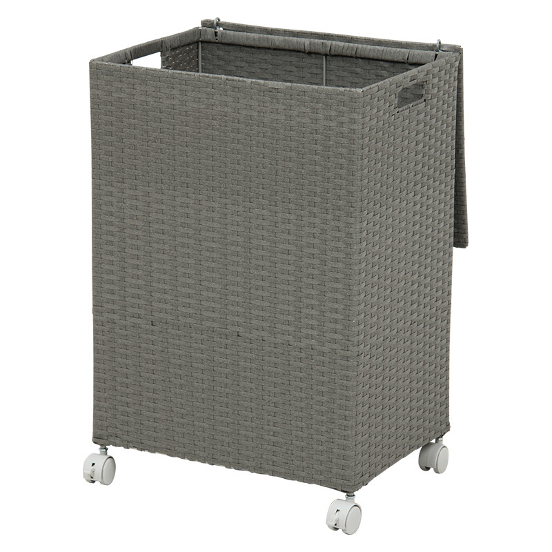 ランドリー ワゴン バスケット 蓋付き 70l すきま収納 ランドリー ワゴン バスケット 蓋付き 70l すきま収納