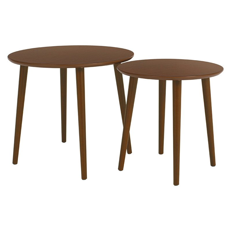 サイドテーブル ネストテーブル 丸型 円 円形 2点セット おしゃれ