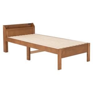 すのこベッド シングル スノコ ベッド 木製 おしゃれ シンプル ベッド コンセント付 高さ調節 宮...