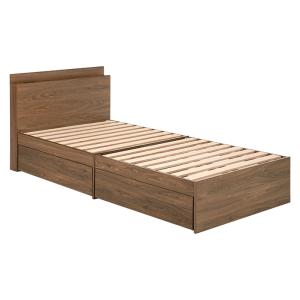 シングル ベッド すのこベッド コンセント 大容量 収納 引き出し チェスト 木製 おしゃれ 北欧 ...