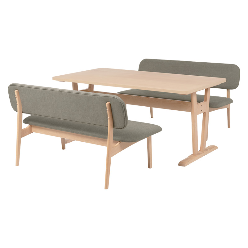 ダイニングテーブル セット 4人用 145cm 3点セット ベンチ×2 おしゃれ