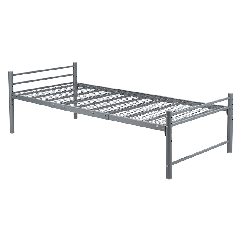 高さ調整Sベット パイプ ベッド シングル ロング スチール おしゃれ シンプル 幅100cm