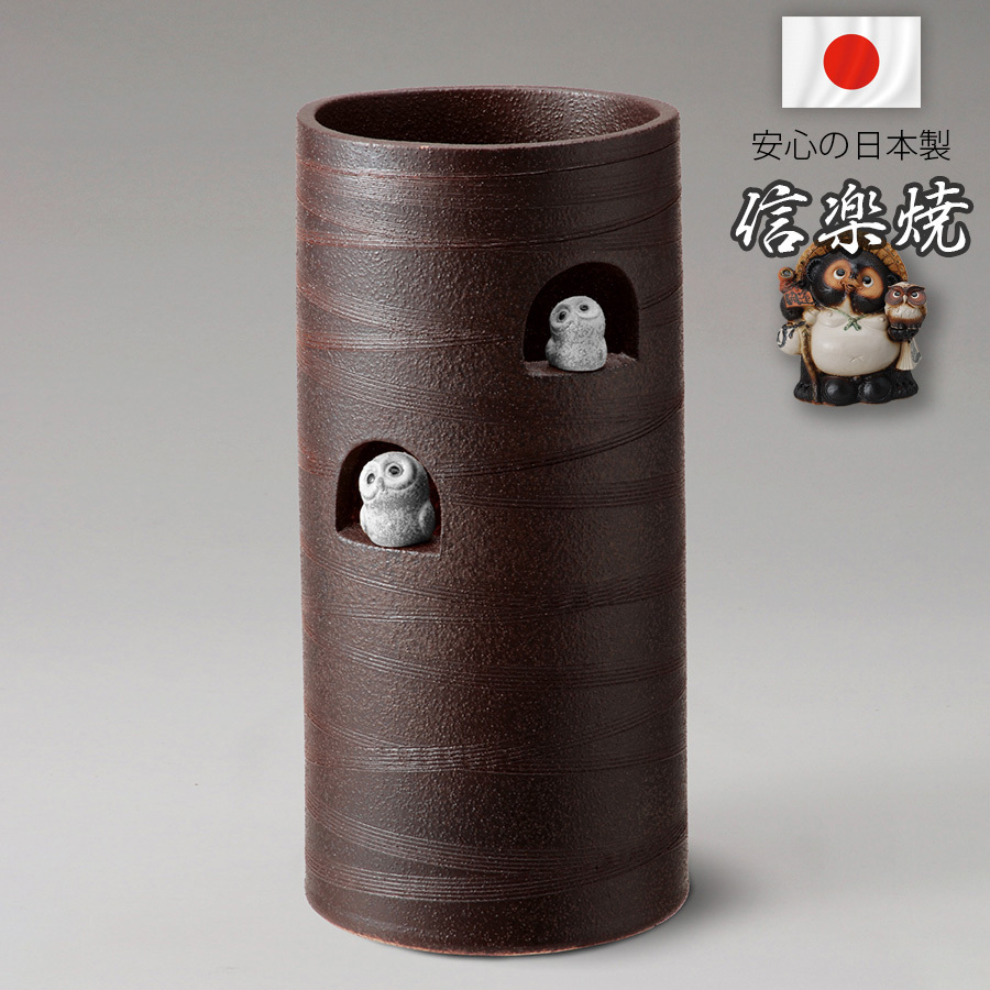 訳あり陶器製 傘立て 　引き取り希望 528-02_00b.jpg