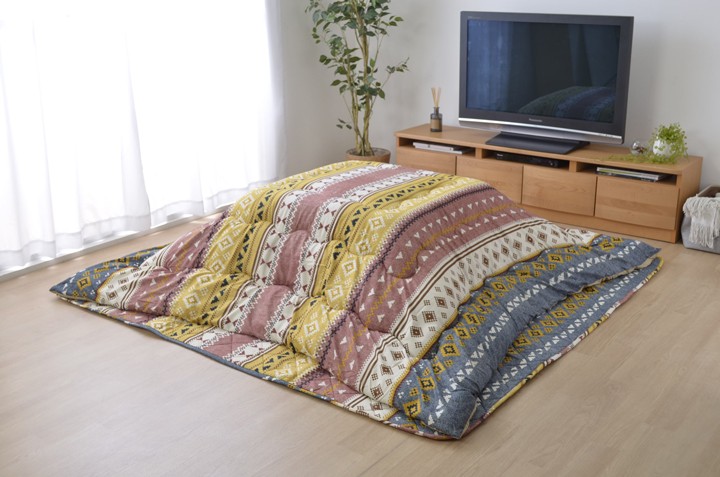 こたつ布団セット 長方形 掛け敷き セット おしゃれ 厚掛け 190×240cm