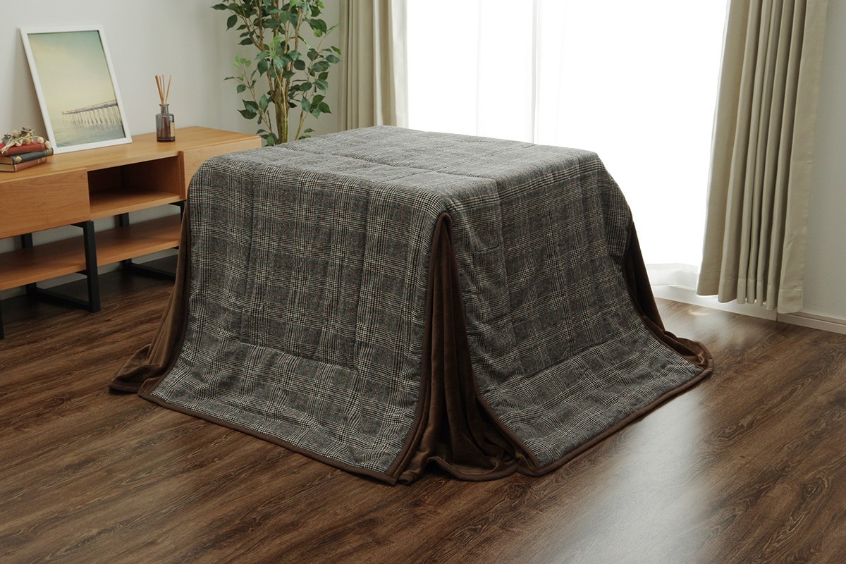 新品・未使用 ダイニングコタツ こたつ　長方形　90cm×60 ダイニング こたつ布団 ハイタイプ 長方形 こたつ60×90cm 対応