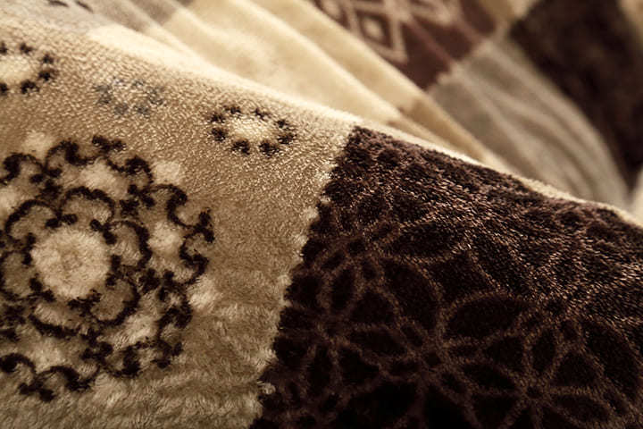 こたつ布団 長方形 こたつ 掛け布団 205×245cm 撥水 パッチワーク 日本