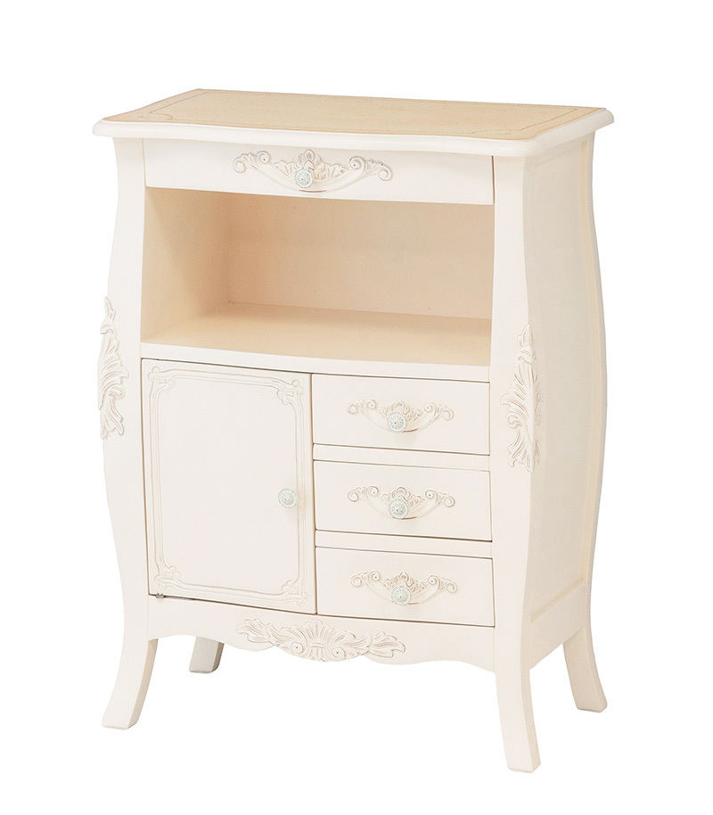 アンティーク FAX台 キャビネット ファックス台 おしゃれ 引き出し