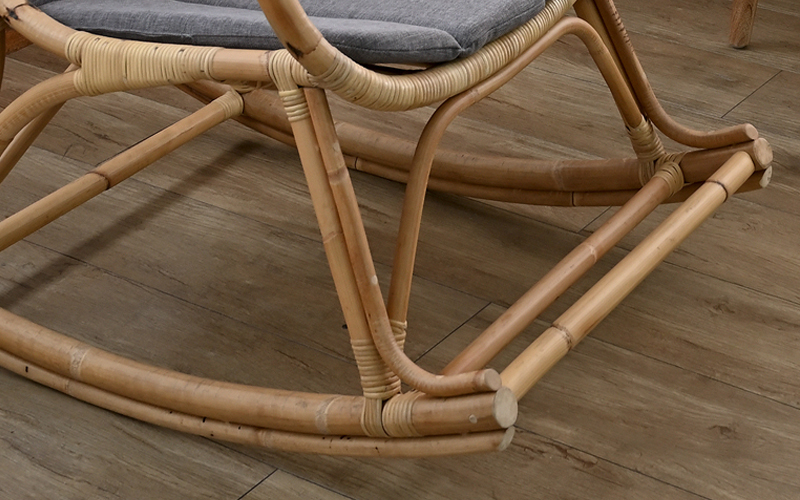 ラタン ロッキングチェア 揺り椅子 ゆるかご椅子 おしゃれ 天然素材 籐