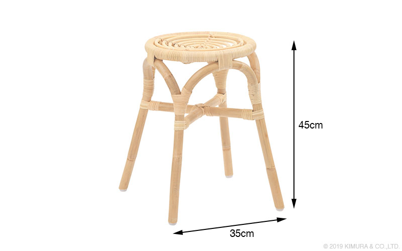 ラタンスツール 椅子 籐 おしゃれ 脱衣所 腰かけ 玄関椅子 温泉 旅館