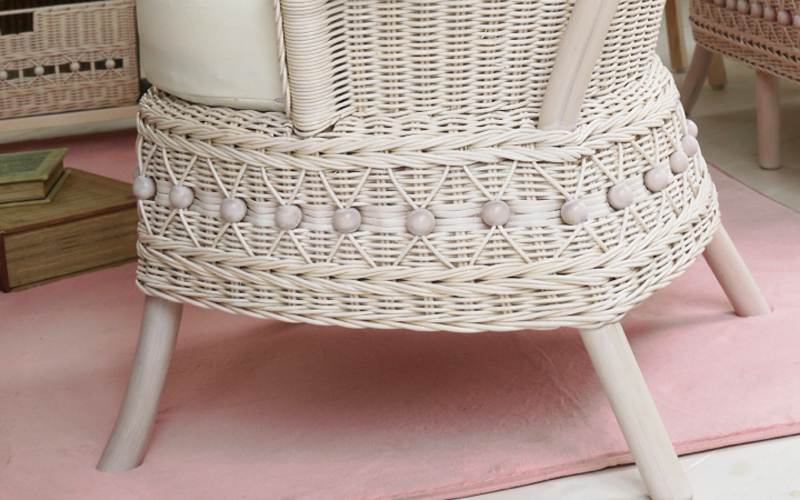 ラタン ソファ 一人がけ チェア パーソナルチェア おしゃれ かわいい