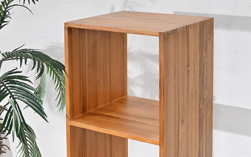 三越 楢材無垢 引き付き4段棚 三越 楢材無垢 引き付き4段棚