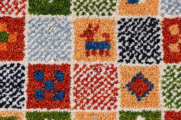 チェアパッド ギャッベ ギャベ 40×40cm 座布団 正方形 マット
