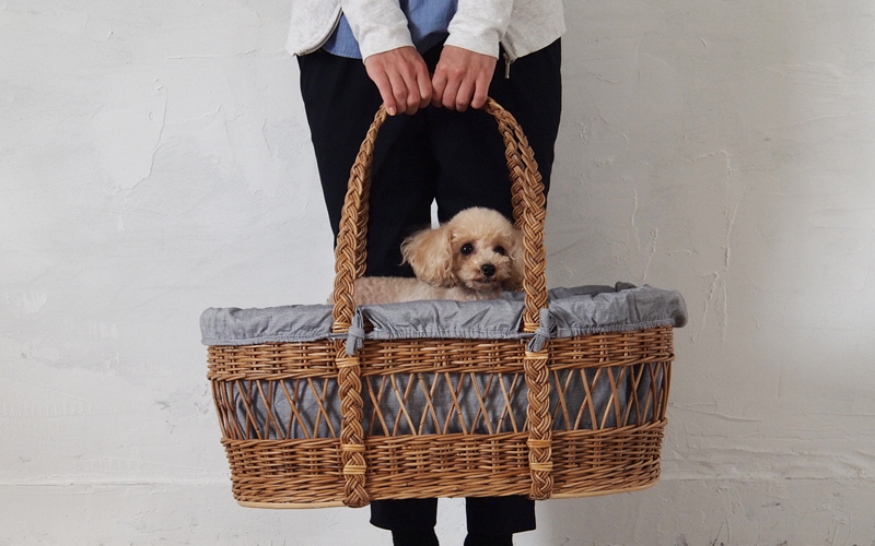 専用です！昭和レトロ★藤あみ★ラタンバスケット ペットキャリー 犬猫 レア 昭和レトロ☆藤あみ☆ラタンバスケット ペットキャリー 犬猫