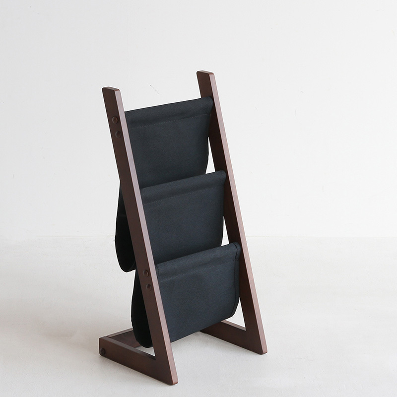 マガジンラック 雑誌 新聞 収納 3段 リビング収納 天然木 おしゃれ