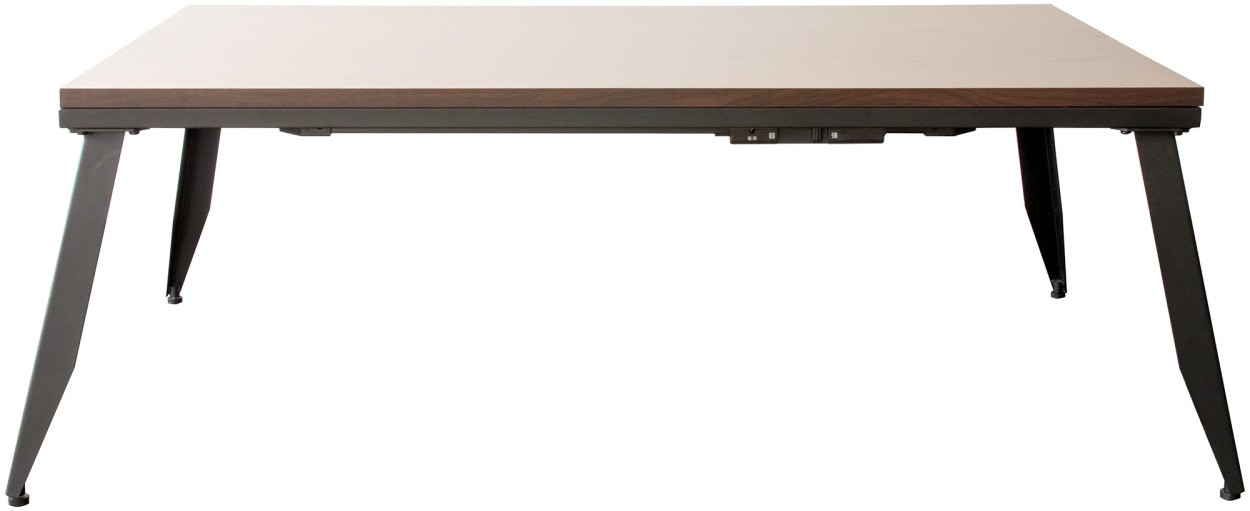 こたつテーブル 長方形 110 × 60 cm コンパクト おしゃれ スチール脚