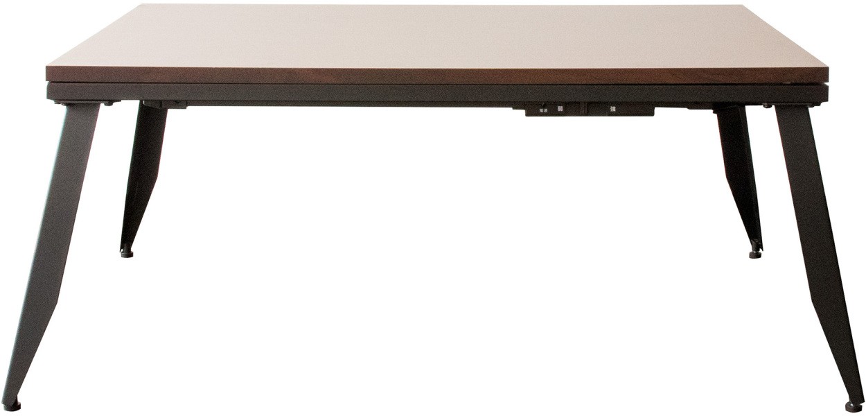 こたつテーブル 長方形 90 × 60 cm コンパクト おしゃれ スチール脚