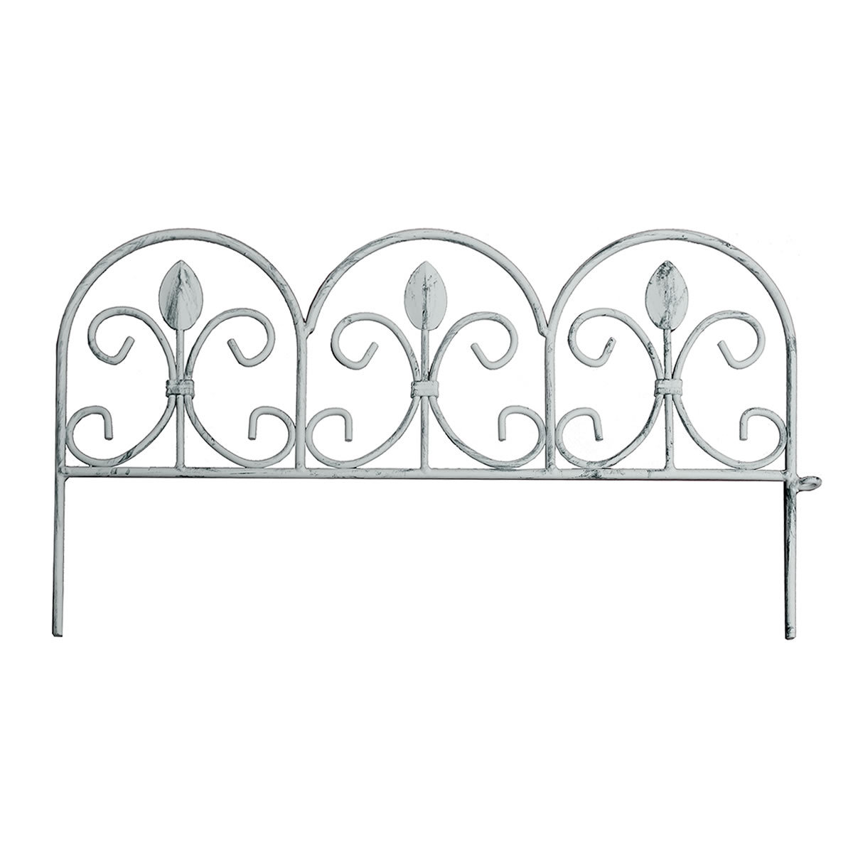 ガーデンフェンス 3枚セット 柵 ロータイプ 高さ 25.5cm 幅 47