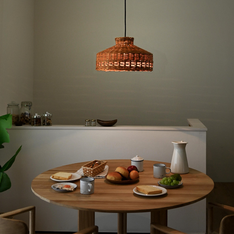 ランプシェード ラタン シェード 38cm 傘 のみ 本体のみ 和風 アジアン