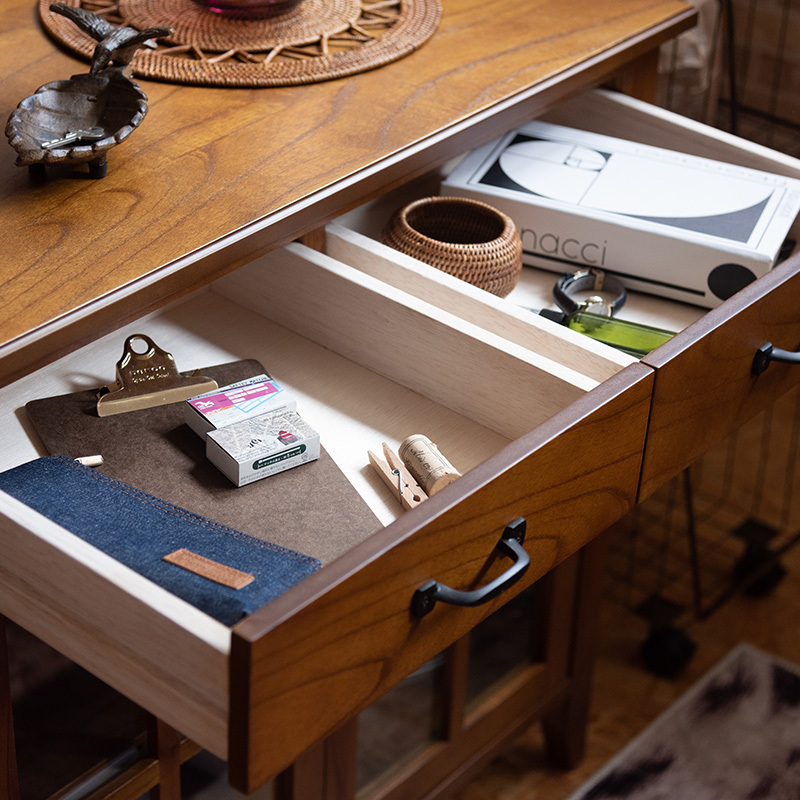 ガラス キャビネット 食器棚 おしゃれ リビング 収納 木製 天然木 幅