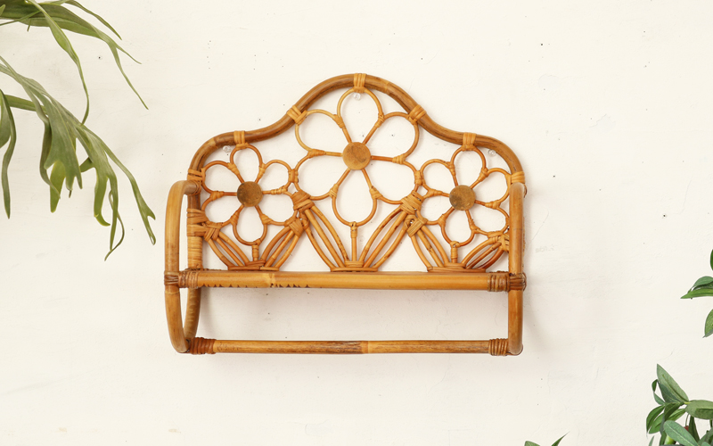 ウォール シェルフ ラタン 籐 壁面 棚 小物 収納 おしゃれ 壁かけ