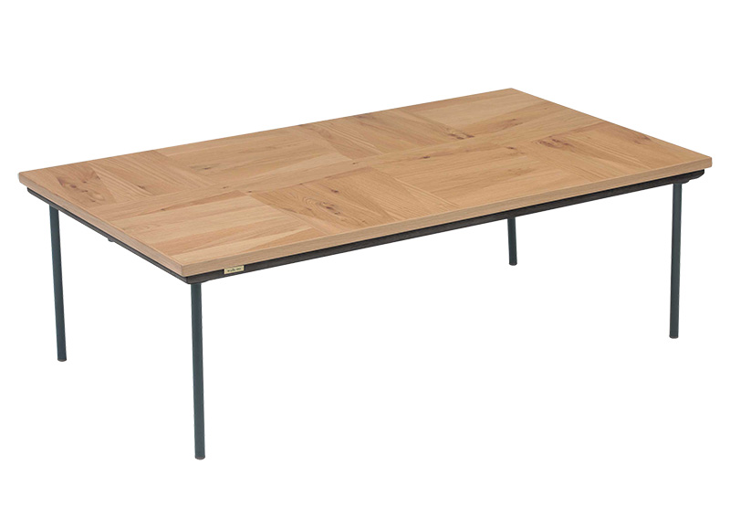 こたつ  テーブル 120cm デザイン 長方形 おしゃれ 天然木 オーク材 ウォールナット材 北欧 モダン ナチュラル シンプル UV塗装 ハロゲン スチール脚｜sancota｜02