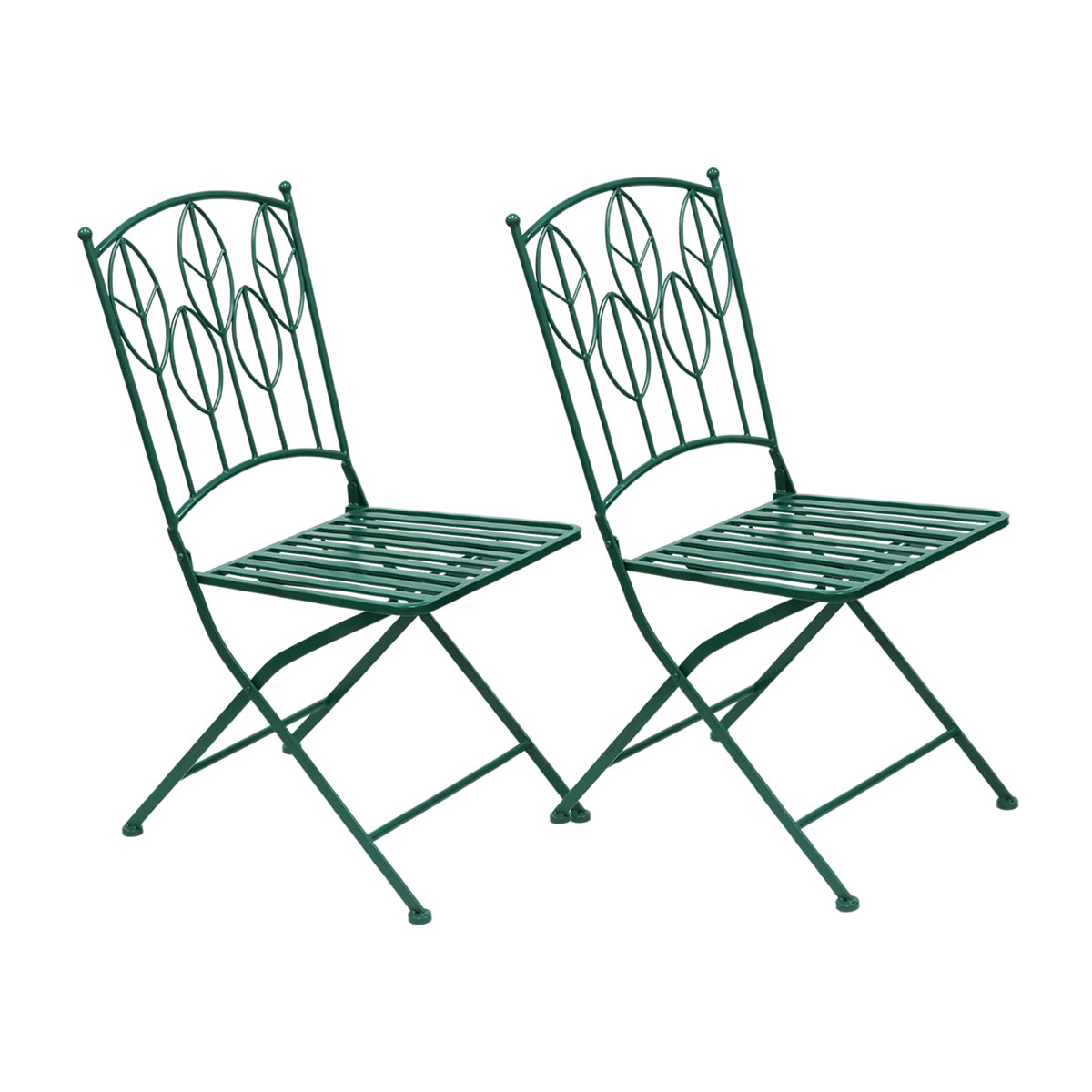 ガーデンチェア 2脚セット 折りたたみ 椅子 おしゃれ 椅子 アイアン 