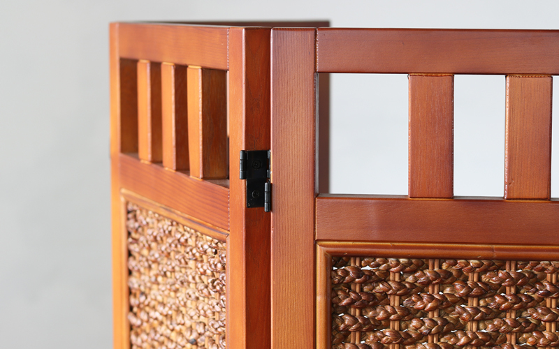 衝立 ラタン 籐 スクリーン 3連 パーテーション アジアン リゾート