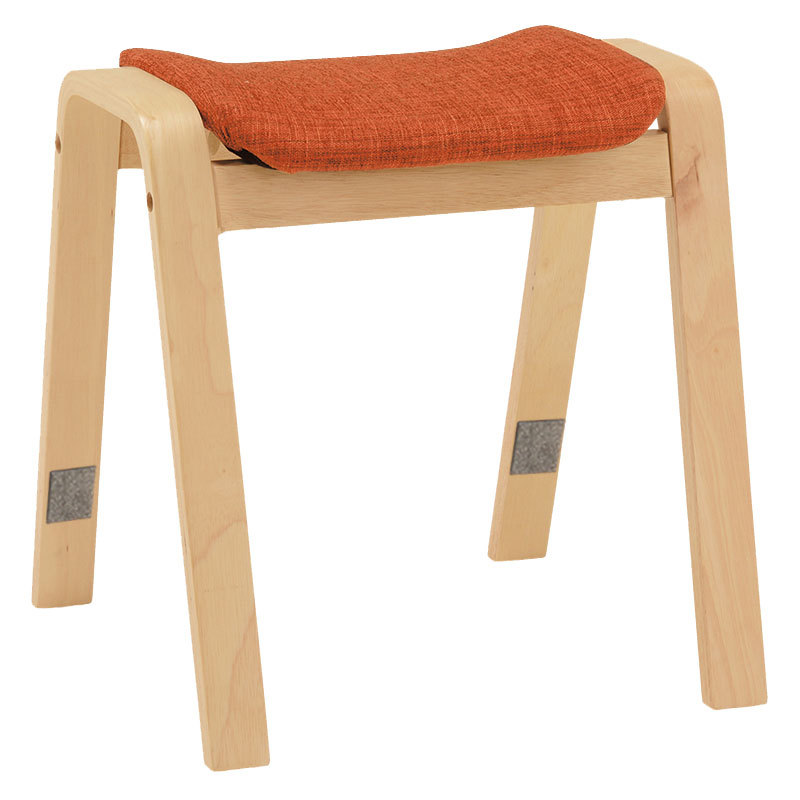 スツール 2脚セット スタッキング チェア 積み重ね おしゃれ 木製 かわいい 玄関 椅子 幅43.5 シンプル 北欧 モダン 一人暮らし 新生活｜sancota2｜02