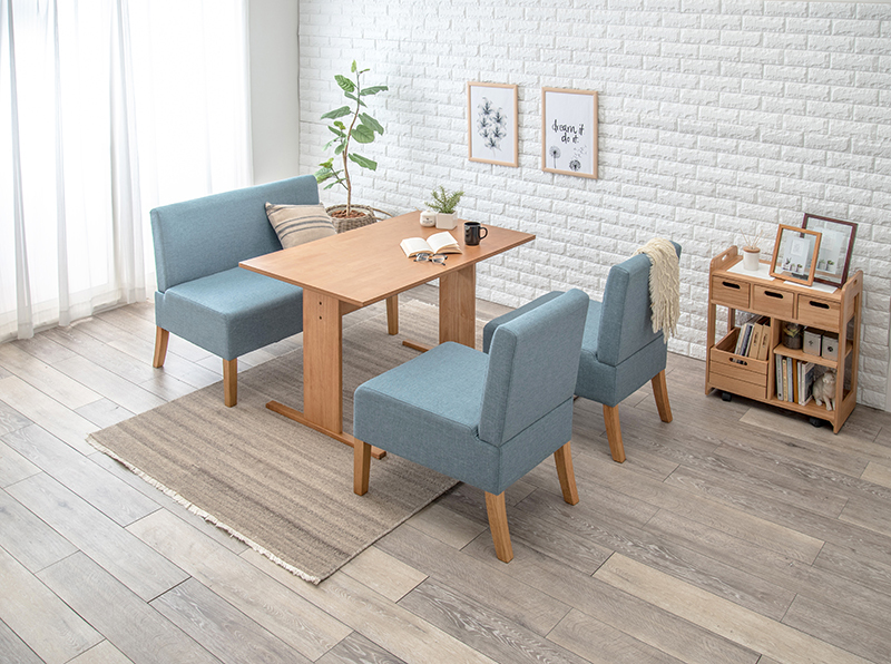 ダイニングテーブルセット イス2脚 ベンチ 幅110cm ダイニングセット 4点セット 4人用 テーブル ベンチ 椅子 2脚