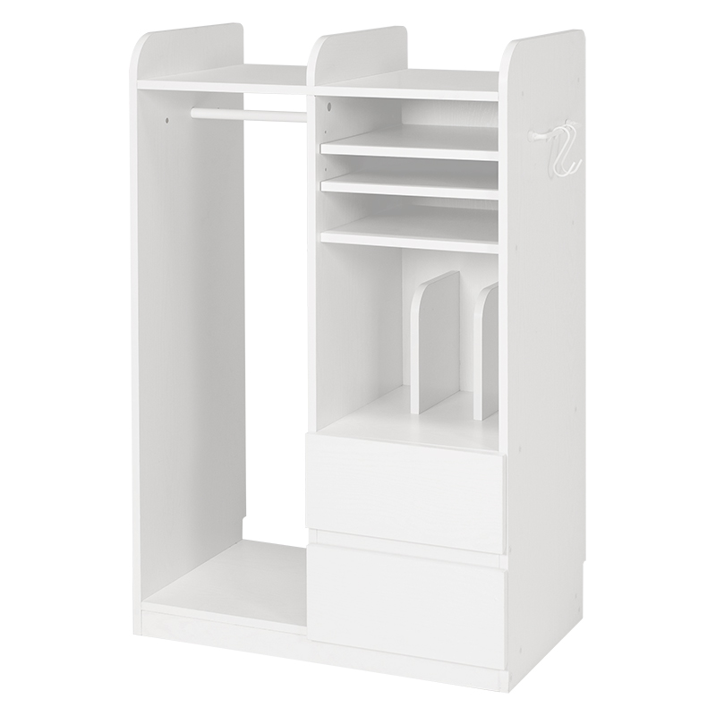 ランドセルラック ハンガーラック キャスター付き おしゃれ リビング 収納 木製 キッズ 子供家具 子供部屋 北欧 モダン ブラウン ナチュラル 新生活 KU2472300612