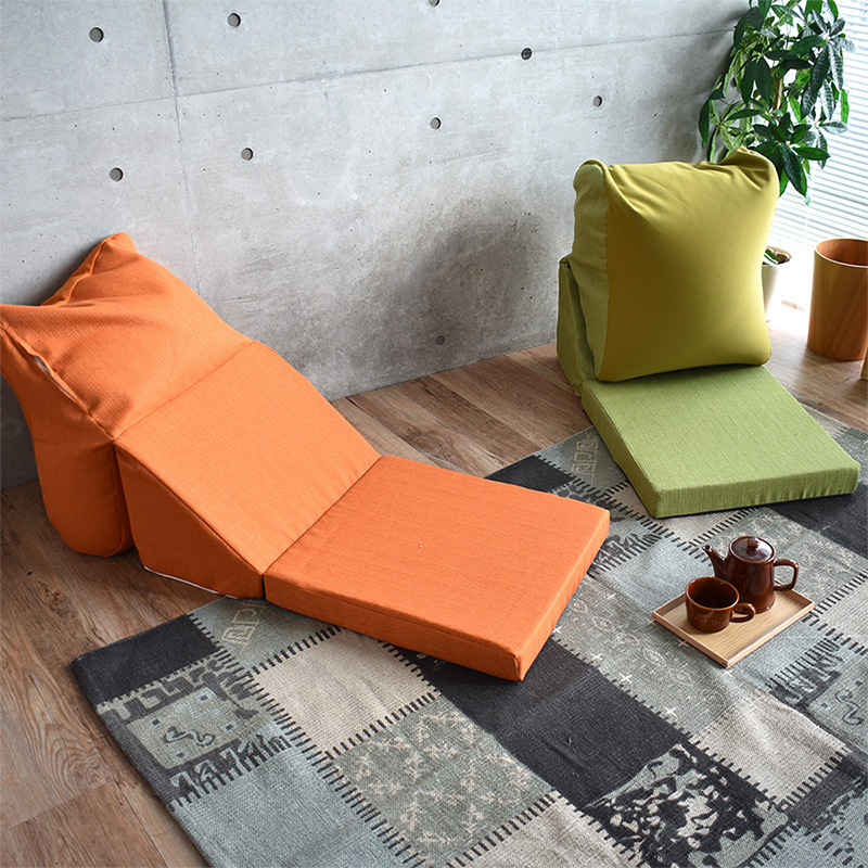 座椅子 こたつ ビーズクッション こたつ用 ビーズソファ シングル 国産