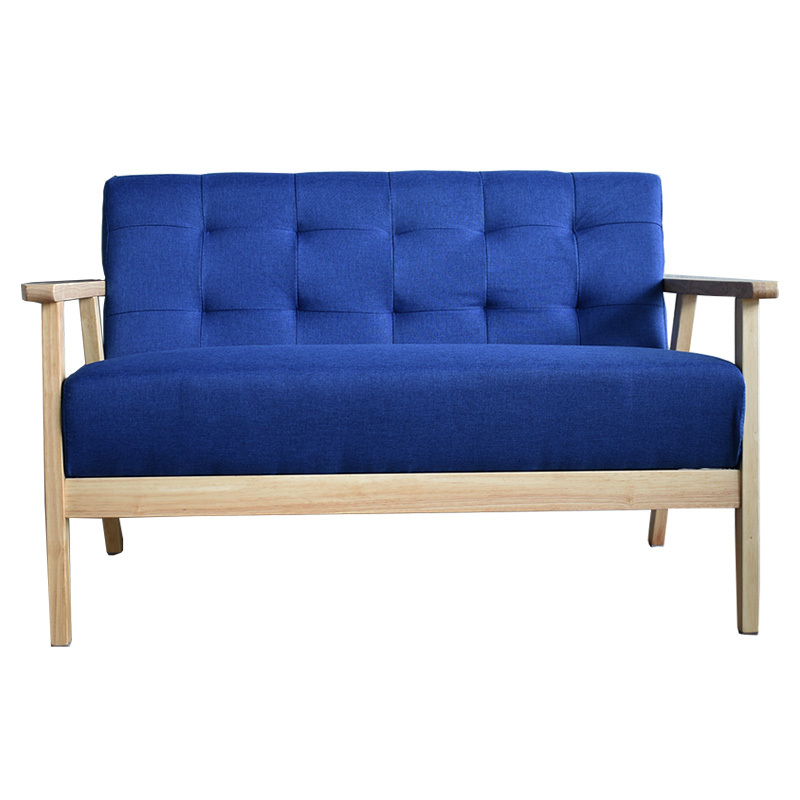 ソファ 2人がけ 2人掛け おしゃれ ファブリック 北欧 モダン 天然木