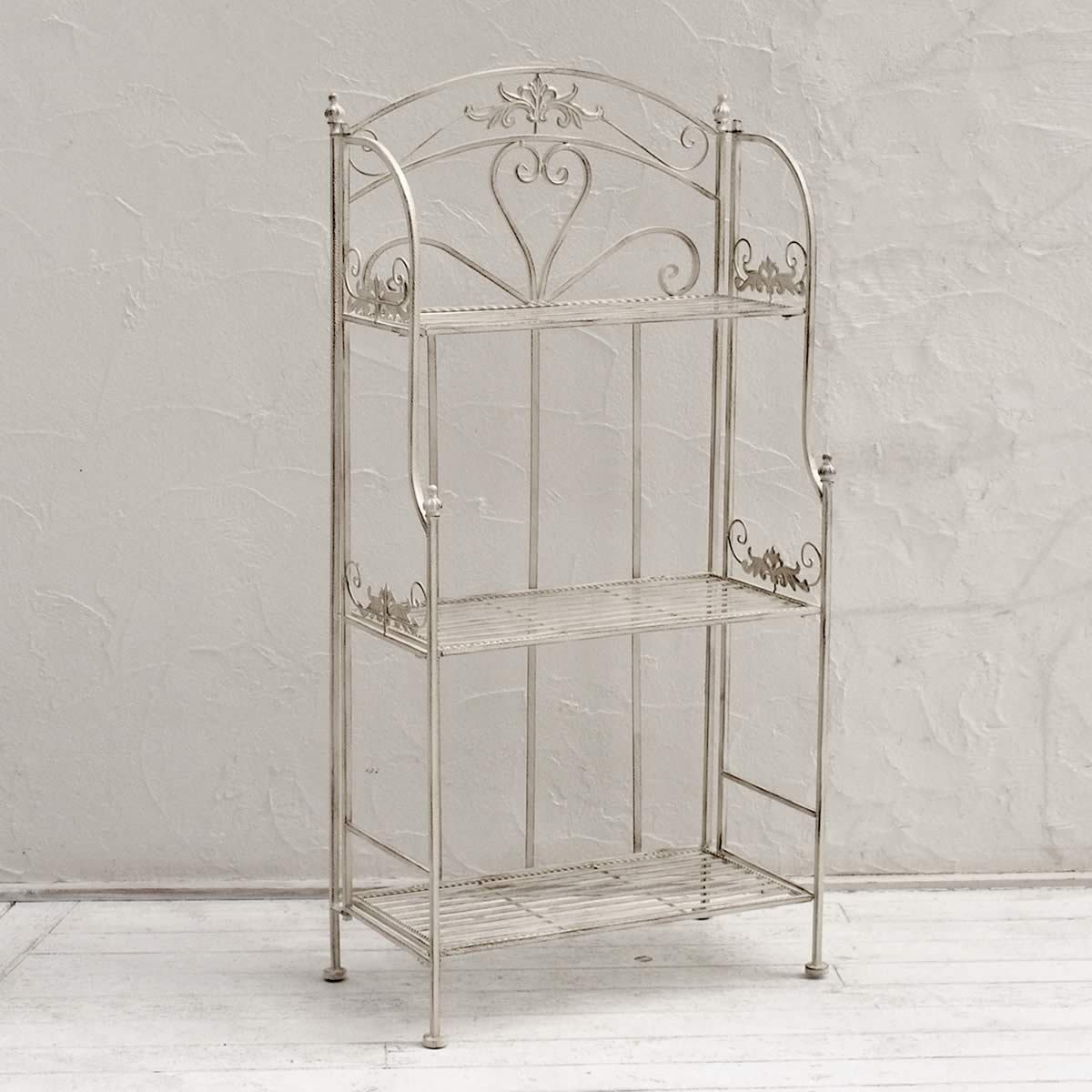 アイアン ラック 飾り 棚 3段 プランターラック シェルフ ガーデン