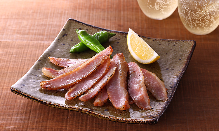 無添加 トントロベーコン 山椒味 北海道