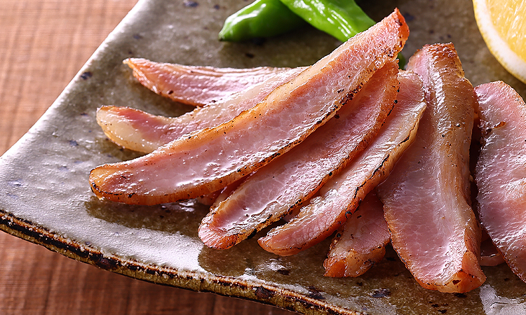 無添加 トントロベーコン 山椒味 北海道