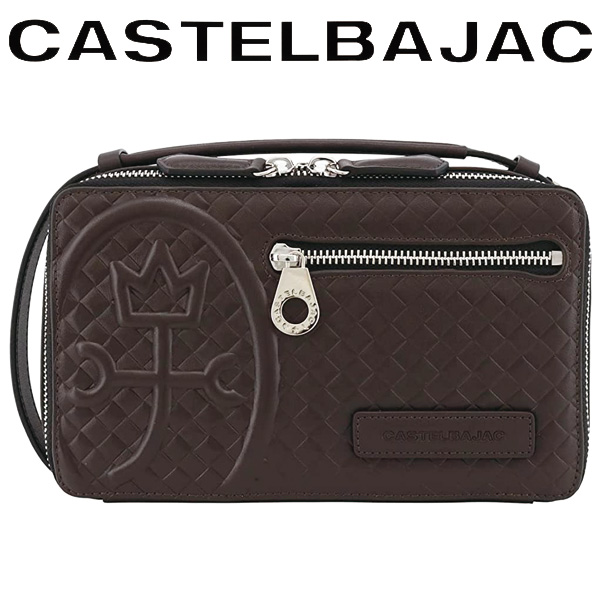 カステルバジャック CASTELBAJAC　Wファスナーセカンドバッグ ガルボ　牛革  047221