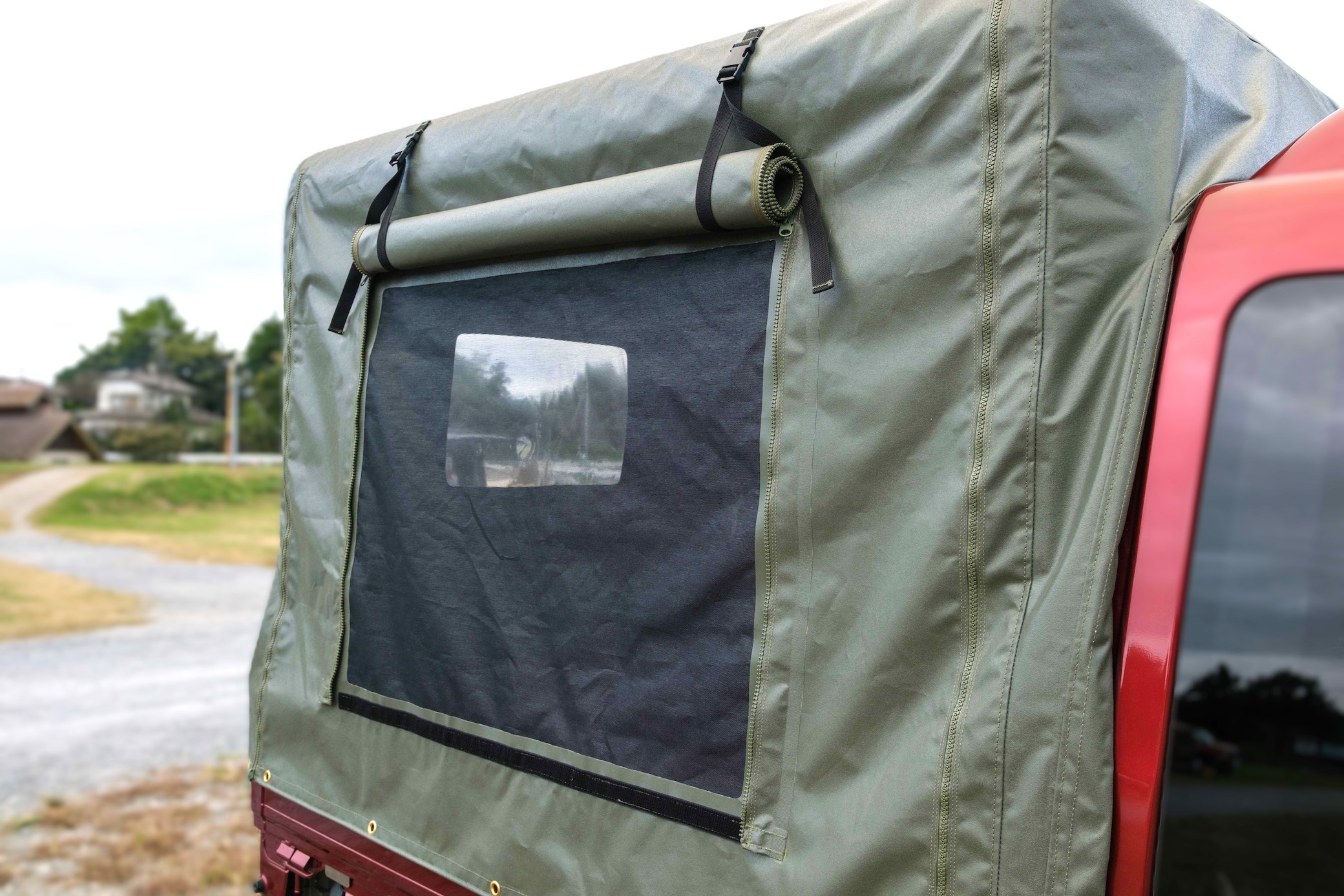 RV-Super Carry」スズキ スーパーキャリイ 荷台用 三開放幌 軽トラック