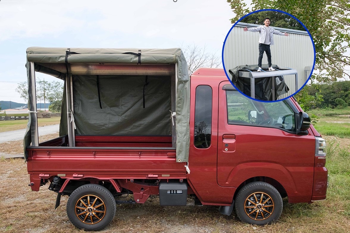 軽トラ TUKTUK・トゥクトゥクルーフ用 オプション幌