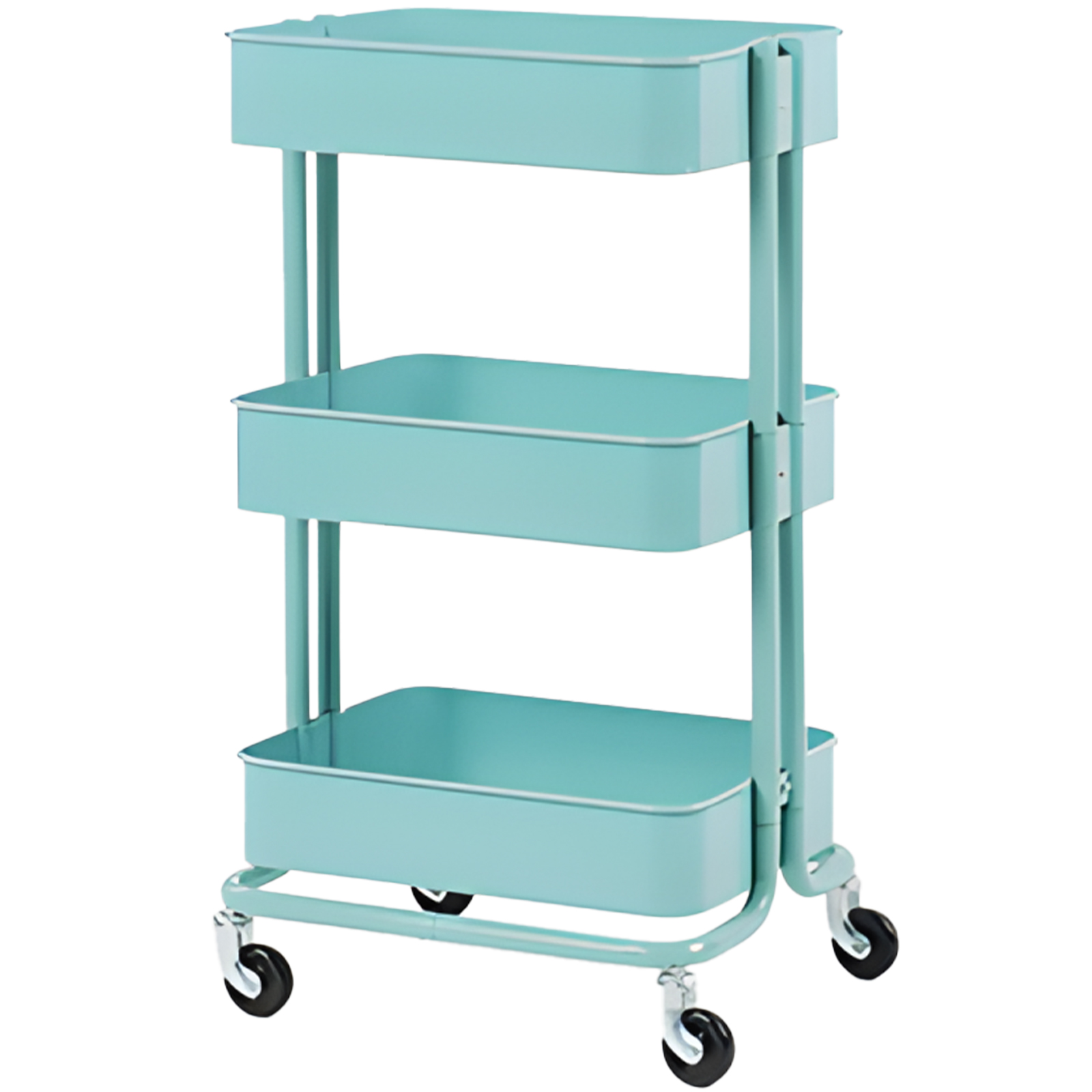 キッチンワゴン キャスター付き 3段 スリム 収納 バスケットキッチン