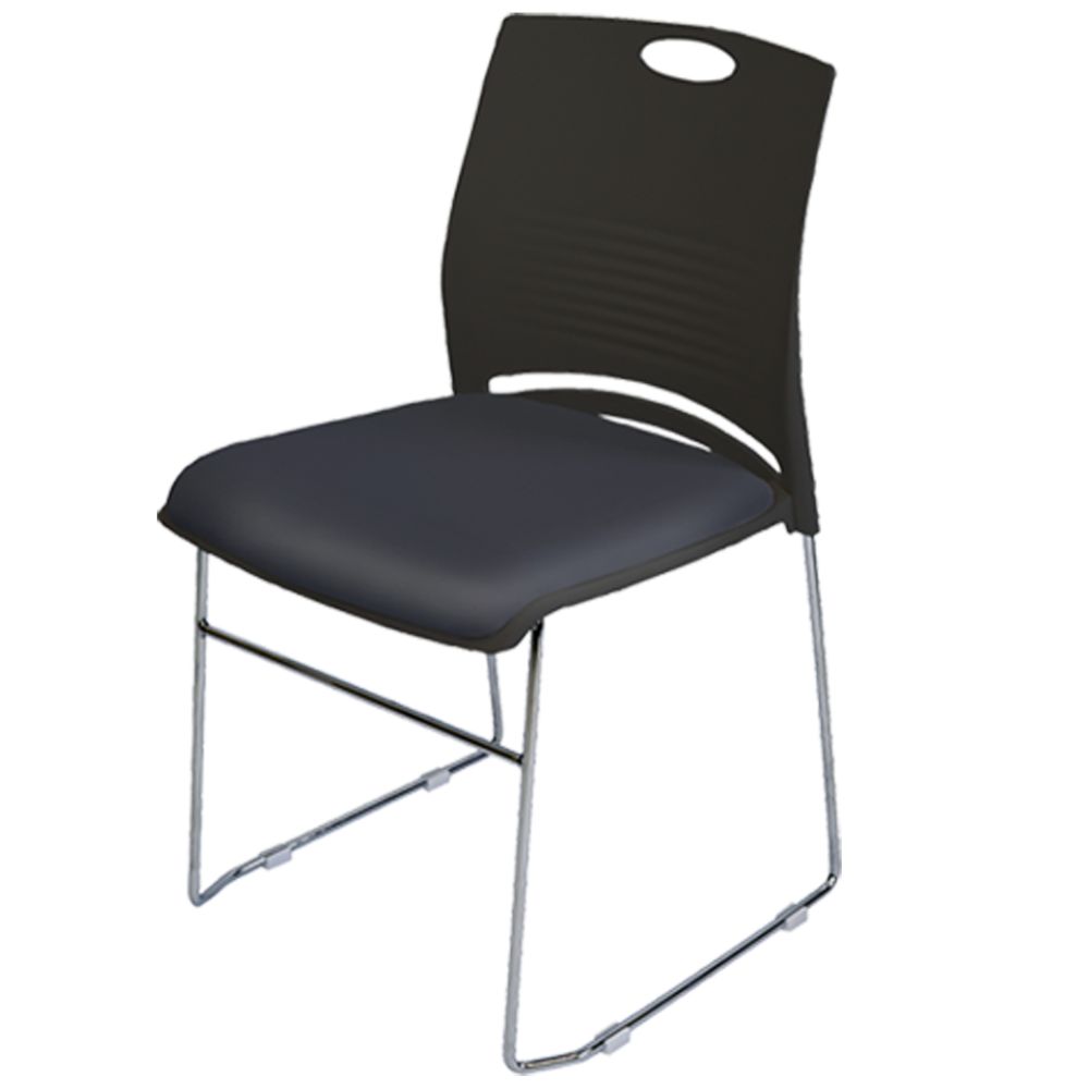 ミーティングチェア 会議椅子 スタッキング 1脚 軽量 クッション付き 背もたれ有り セミナー 塾 オフィス 省スペース 収納可能 ミーティング 受付 |  | 11