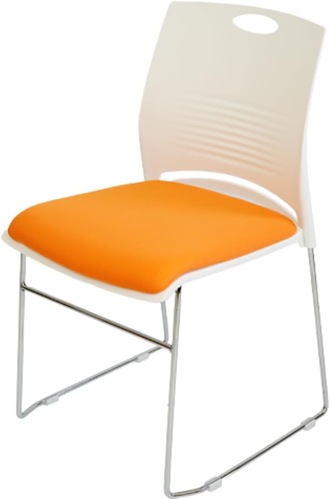 ミーティングチェア 会議椅子 スタッキング 1脚 軽量 クッション付き 背もたれ有り セミナー 塾 オフィス 省スペース 収納可能 ミーティング 受付 |  | 07