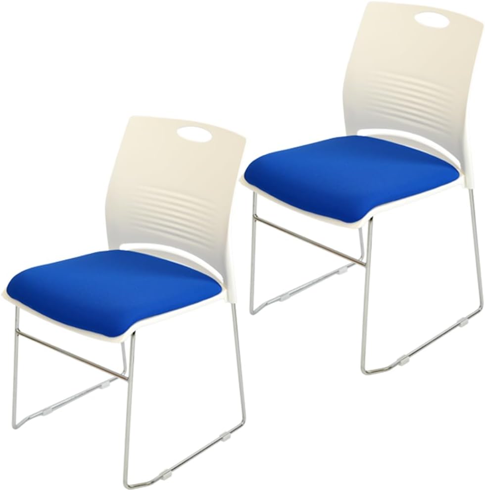 ミーティングチェア 会議椅子 スタッキング 2脚セット 軽量 クッション付き 背もたれ有り セミナー 塾 オフィス 省スペース 収納可能 ミーティング 受付 |  | 03
