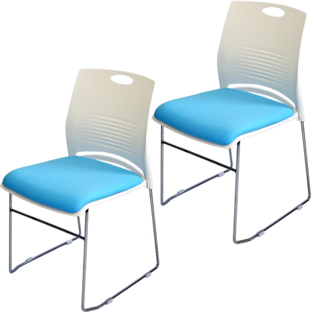 ミーティングチェア 会議椅子 スタッキング 2脚セット 軽量 クッション付き 背もたれ有り セミナー 塾 オフィス 省スペース 収納可能 ミーティング 受付 |  | 08