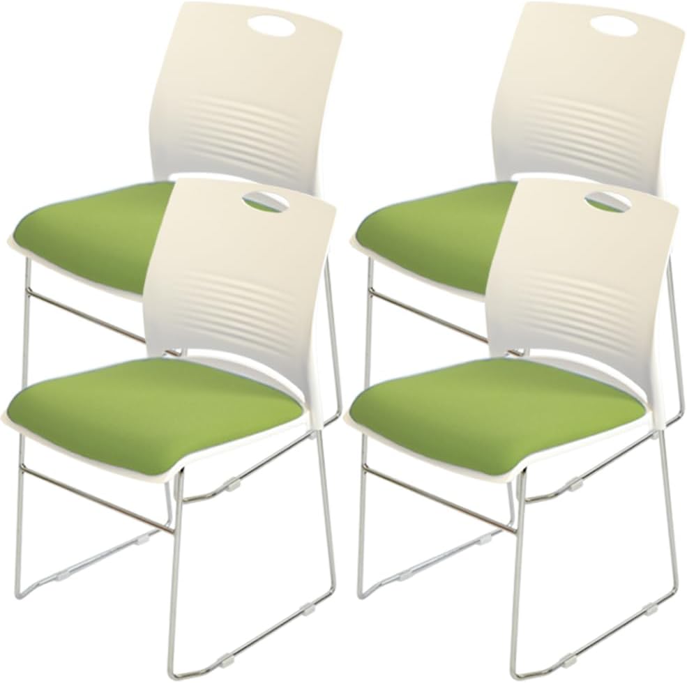 ミーティングチェア 会議椅子 スタッキング 4脚セット 軽量 クッション付き 背もたれ有り セミナー 塾 オフィス 省スペース 収納可能 ミーティング 受付 |  | 05